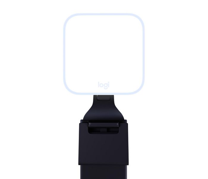 Logitech Litra Glow - Lampe LED pour streaming et création de contenu, lumière douce TrueSoft, réglable en luminosité et température de couleur, montage 3 voies, USB