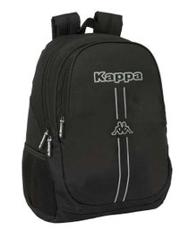 Kappa Mochila Adapt.Carro Dark, Sac à dos adapté chariot, 32 x 44 x 16 cm, pour enfants dès 3 ans