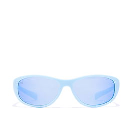 Hawkers RAVE KIDS Lunettes de Soleil Enfant Turquoise Bleu C3 Unisexe Classiques Rectangulaires Verre 38mm Monture Turquoise