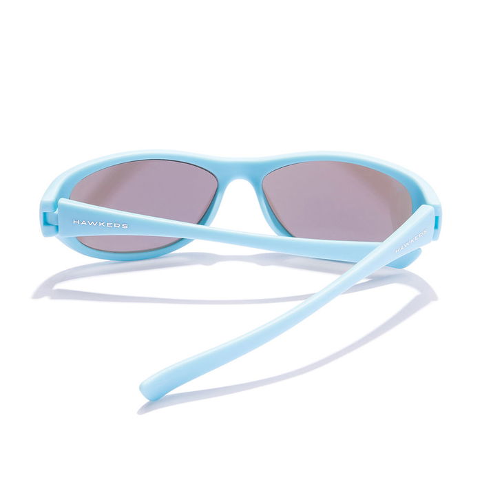 Hawkers RAVE KIDS Lunettes de Soleil Enfant Turquoise Bleu C3 Unisexe Classiques Rectangulaires Verre 38mm Monture Turquoise