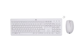 HP 230 - Combo Clavier et Souris sans Fil Wireless Silencieux, 1600 DPI, Autonomie jusqu'à 16 Mois, pour une Productivité Améliorée