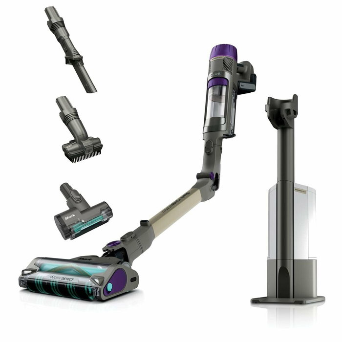 Shark Power Detect IP3251EUT Aspirateur Balai Gris, doré et violet