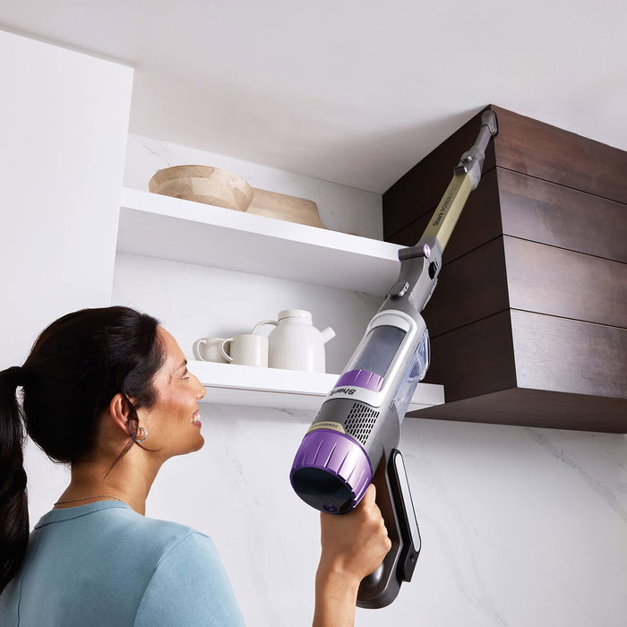 Shark Power Detect IP3251EUT Aspirateur Balai Gris, doré et violet