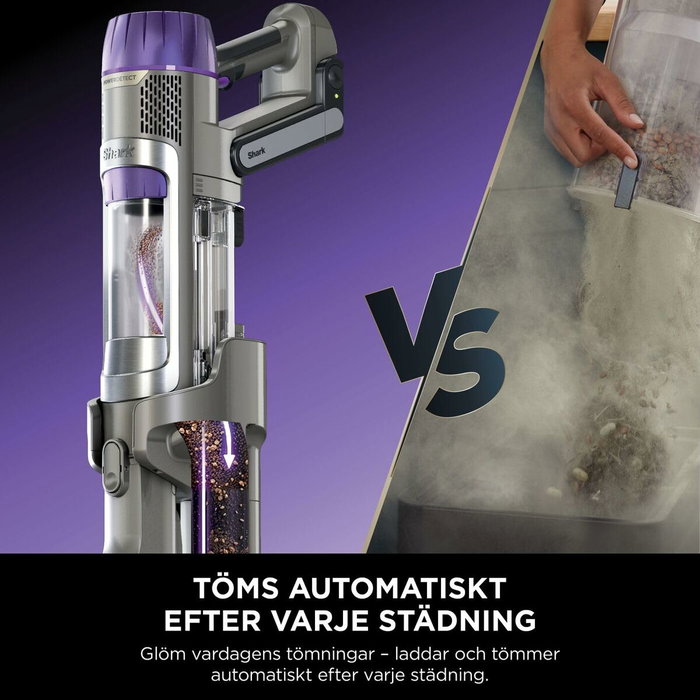 Shark Power Detect IP3251EUT Aspirateur Balai Gris, doré et violet