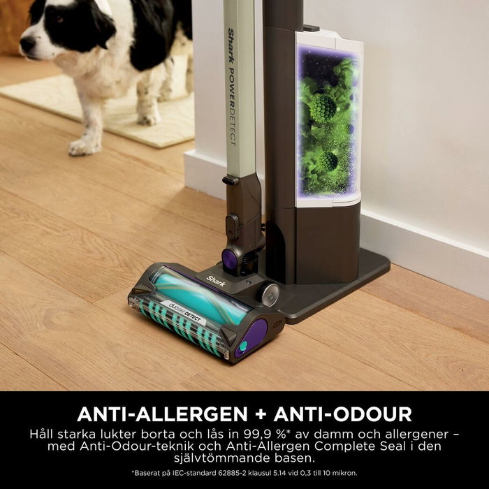 Shark Power Detect IP3251EUT Aspirateur Balai Gris, doré et violet