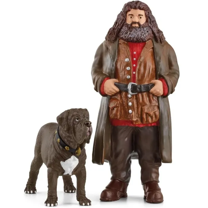 Schleich 42638 Figurine Hagrid et Crockdur - Personnages de l'Univers Harry Potter Wizarding World - Figurine pour Enfants Dès 6 Ans Schleich 42638 Figurine Hagrid et Crockdur - Personnages de l'Univers Harry Potter Wizarding World - Figurine pour Enfants Dès 6 Ans