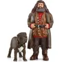 Schleich 42638 Figurine Hagrid et Crockdur - Personnages de l'Univers Harry Potter Wizarding World - Figurine pour Enfants Dès 6 Ans