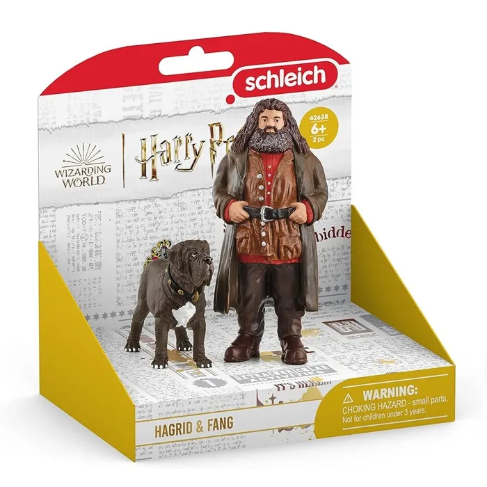 Schleich 42638 Figurine Hagrid et Crockdur - Personnages de l'Univers Harry Potter Wizarding World - Figurine pour Enfants Dès 6 Ans Schleich 42638 Figurine Hagrid et Crockdur - Personnages de l'Univers Harry Potter Wizarding World - Figurine pour Enfants Dès 6 Ans