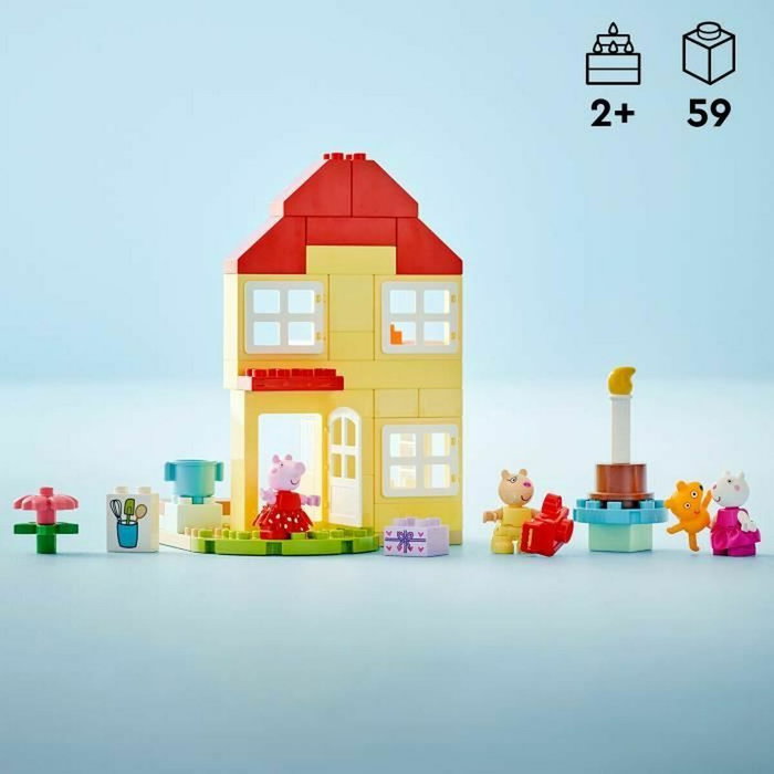 Lego DUPLO La Fête d'Anniversaire chez Peppa Pig, 59 pièces Lego DUPLO La Fête d'Anniversaire chez Peppa Pig, 59 pièces