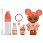 Yummiland LOL Surprise - Poupée Piper de 10 cm avec Kit de Création de Gloss Pailleté Parfumé Goût Pêche - Jouet Enfant Dès 4 Ans