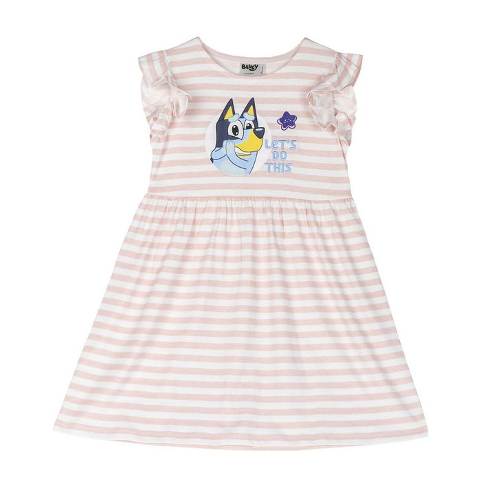 Robe Bluey Rose Fille 150 x 180 cm
