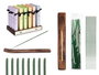 Acorde Lot de 30 bâtonnets d'encens avec support tube, 4.5x29x4.5 cm, arômes variés, couleurs assorties (Set de 24)
