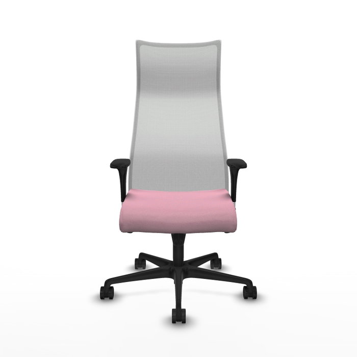 Piqueras y Crespo Chaise de Bureau Albacete Rose et Blanc