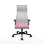 Piqueras y Crespo Chaise de Bureau Albacete Rose et Blanc