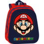 Safta Sac à dos enfant 3D Super Mario Rouge et Bleu marine