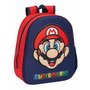 Sac à dos enfant 3D Super Mario Rouge Blue marine 27 x 33 x 10 cm