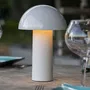 Lumisky Lampe de table sans fil TOD WHITE - Tête orientable LED blanc chaud - H28 cm