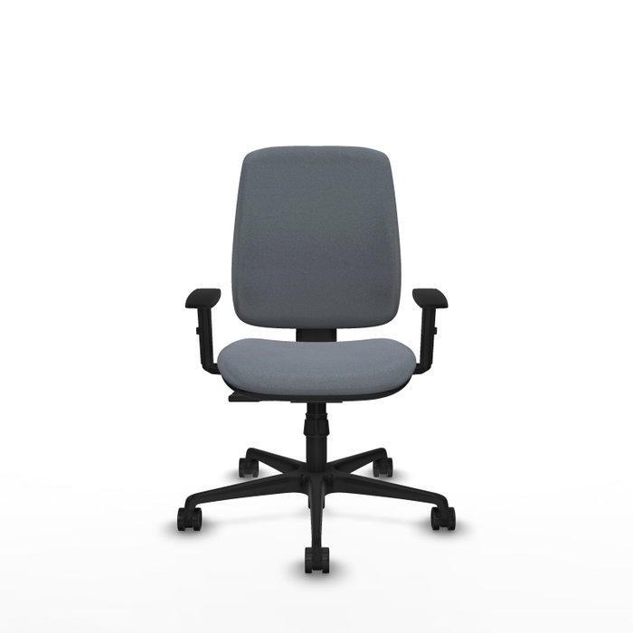 PIQUERAS Y CRESPO Chaise Alares Synchro Tissu Gris