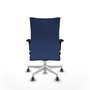 Piqueras Y Crespo Chaise Albacete Confidente Bleu Marine avec Mécanisme Synchrone et Accoudoirs 1D