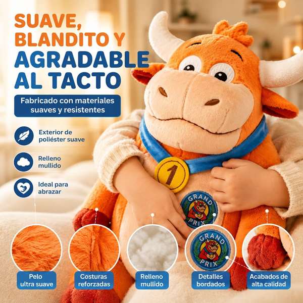 7th player Peluche Grand Prix Vaquilla Maria Fernanda 20 cm