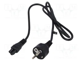 POS Câble d'alimentation H03VV-F 1,2m CEE 7/7 vers IEC C5