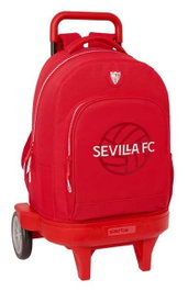 Safta Sac à dos grand compact avec roues évolution extension Sevilla FC 33 x 45 x 22 cm