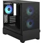 Fractal Design - Boîtier PC Pop Mini Air RGB Black TG Noir (FD-C-POR1M-06) - Micro-ATX, 3 Ventilateurs RGB, USB 3.1 Type-C, Support Radiateur 240mm