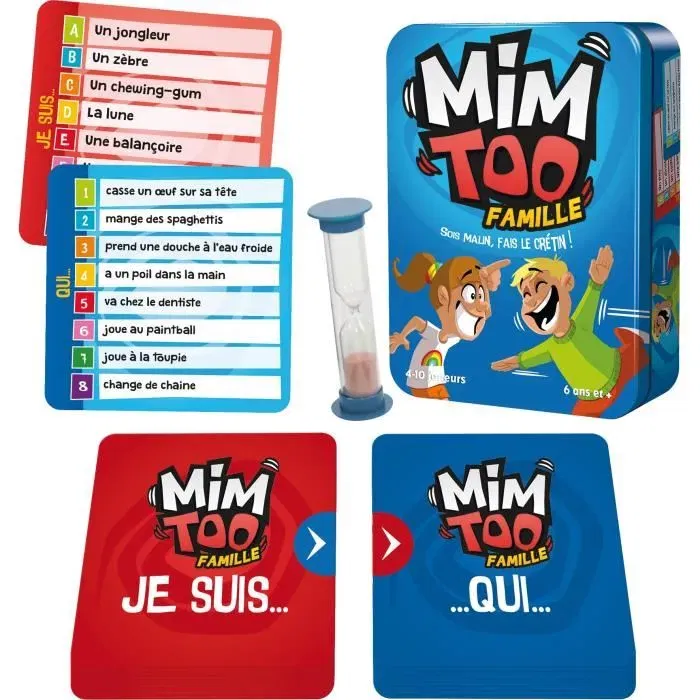 Asmodee Mimtoo - Jeu de cartes et d'imagination familial dès 6 ans - Version française