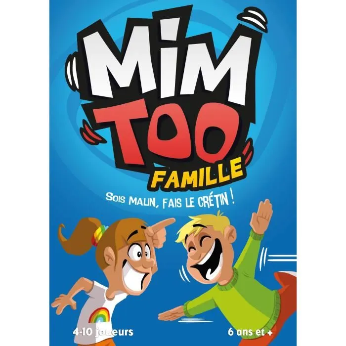 Asmodee Mimtoo - Jeu de cartes et d'imagination familial dès 6 ans - Version française