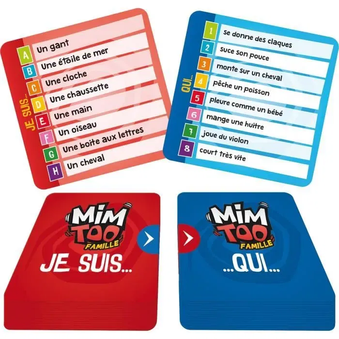 Asmodee Mimtoo - Jeu de cartes et d'imagination familial dès 6 ans - Version française