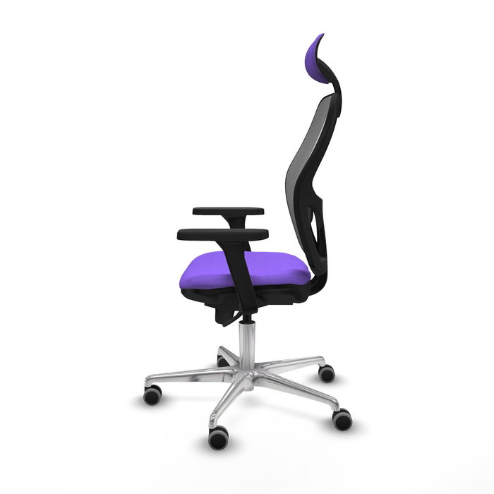 Piqueras y Crespo Chaise de Bureau avec Appui-tête 3D086G1 Lila Piqueras y Crespo Chaise de Bureau avec Appui-tête 3D086G1 Lila