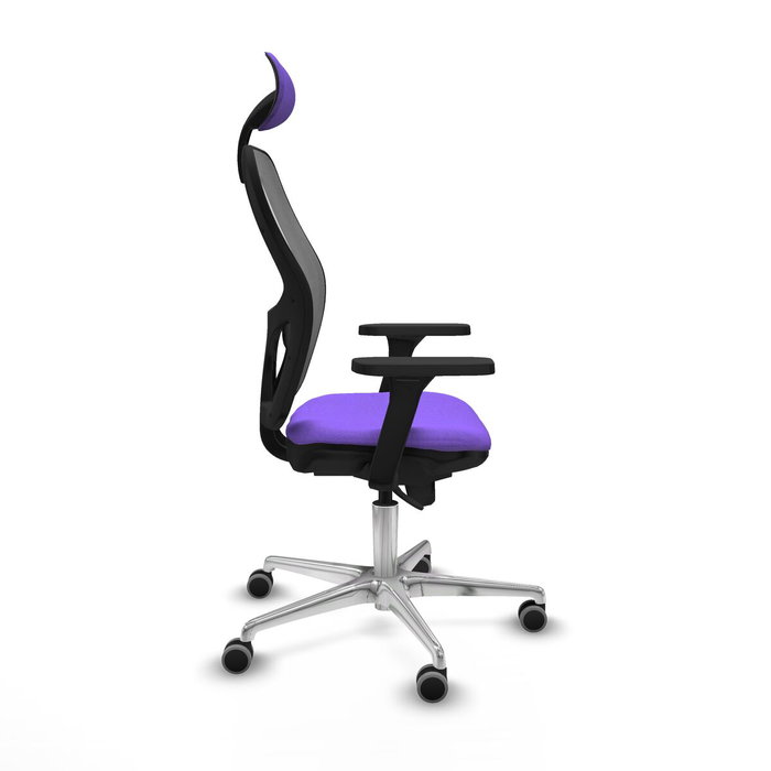 Piqueras y Crespo Chaise de Bureau avec Appui-tête 3D086G1 Lila Piqueras y Crespo Chaise de Bureau avec Appui-tête 3D086G1 Lila