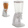 Kinvara Distributeur de Céréales Plastique Blanc 4,5 L 16x40x20 cm (Set de 6)
