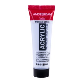 Amsterdam Standard Series Peinture acrylique Azul Ultramar Claro 505, 20 ml