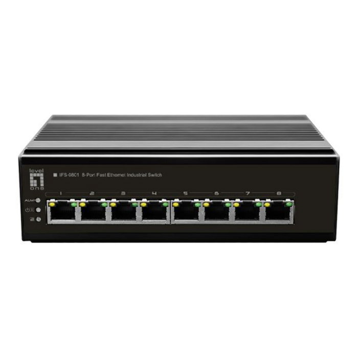 LevelOne IFS-0801 Switch Fast Ethernet industriel 8 ports LevelOne IFS-0801 Switch Fast Ethernet industriel 8 ports