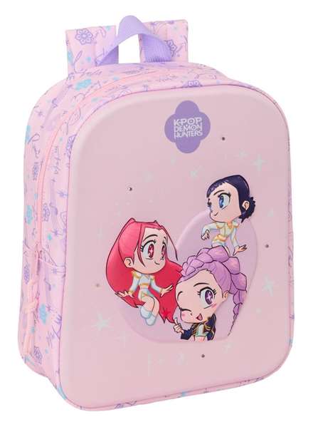 Safta Sac à dos de crèche 3D avec LED K-Pop Demon Hunters Chibi Safta Sac à dos de crèche 3D avec LED K-Pop Demon Hunters Chibi