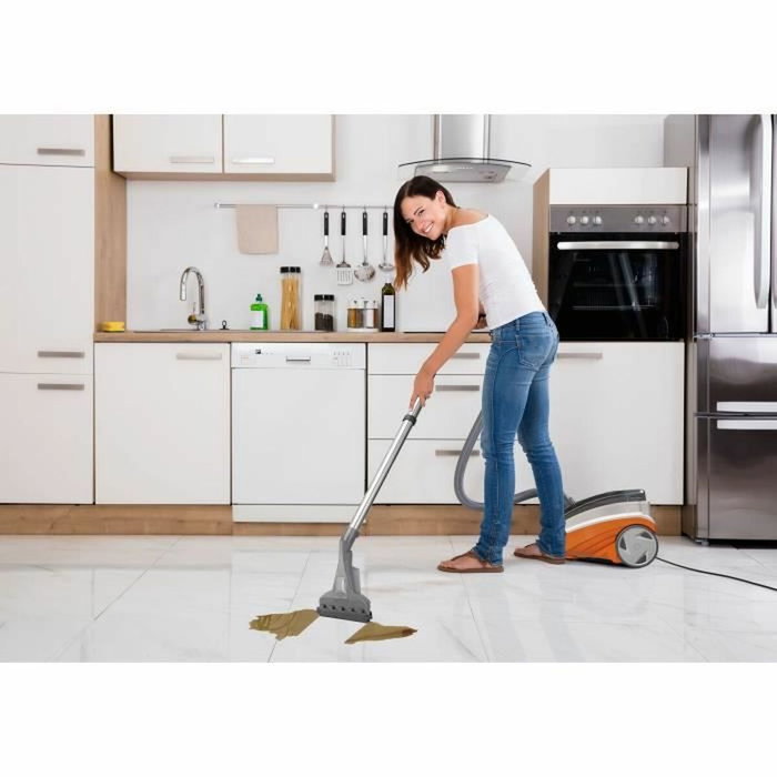 Thomas Aquatic Breeze - Aspirateur Détacheur 2 en 1 Blanc et Orange