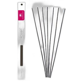 CRISTALINAS Canne Mikado, Recambios Cristal, Lot de 7 Unités, Noir
