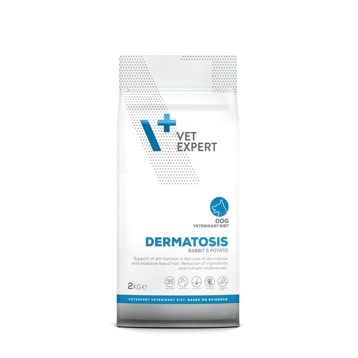 VET EXPERT VET Aliment Dermatosis pour chien, Lapin & Pomme de terre, 2kg VET EXPERT VET Aliment Dermatosis pour chien, Lapin & Pomme de terre, 2kg