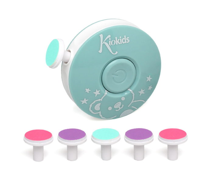 KioKids Kit de manucure électrique pour bébé - Salvia