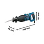 Bosch Professional GSA 1300 PCE, Scie sabre 1300 W