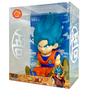 PLASTOY Figure Tirelire Son Goku Super Saiyan Blue Dragon Ball Super 15 cm en PVC