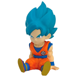 PLASTOY Figure Tirelire Son Goku Super Saiyan Blue Dragon Ball Super 15 cm en PVC