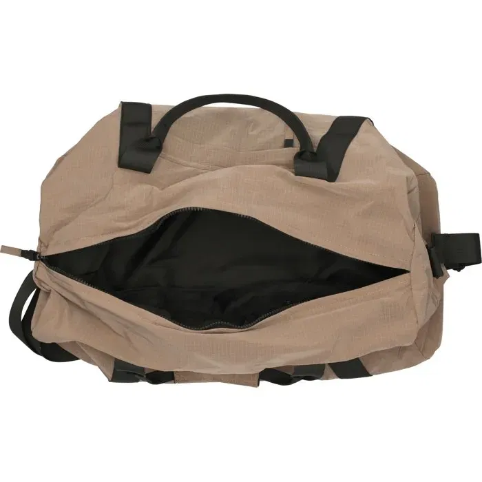 Athlecia Sac de Sport Ripstop Kimberly Femme - Compartiment Zippé, Bandeoulière Réglable, Beige - Idéal Quotidien, Entraînement