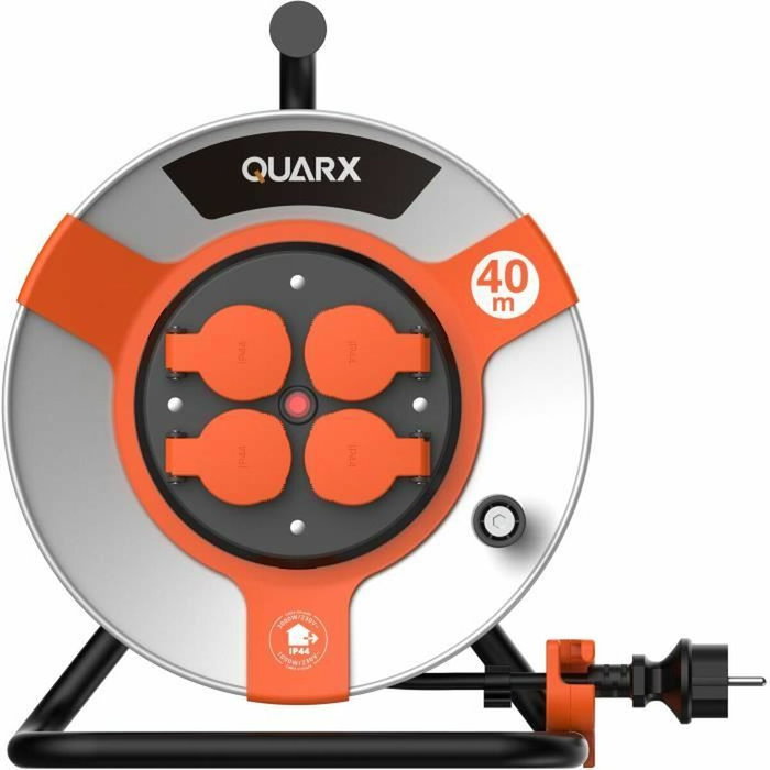 Quarx Enrouleur de Chantier 40m H07RN-F 3G2,5mm² Quarx Enrouleur de Chantier 40m H07RN-F 3G2,5mm²