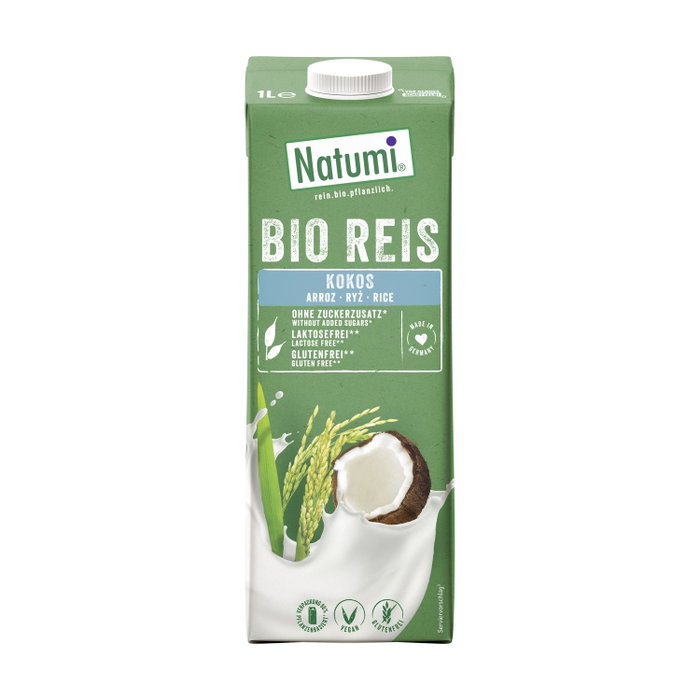 Natumi Boisson de riz et coco Bio 1 L
