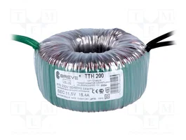 BREVE TUFVASSONS Transformateur toroïdal 200VA 230V/11,5V pour halogènes