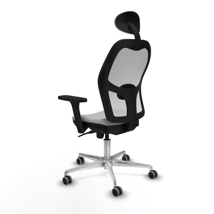 Piqueras y Crespo Chaise de Bureau avec Appui-tête Jorquera 3D086G1 Gris clair Piqueras y Crespo Chaise de Bureau avec Appui-tête Jorquera 3D086G1 Gris clair