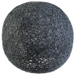Home Deco Factory Écran de Décoration Tressé Gris 30 cm
