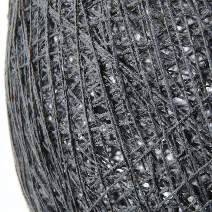 Home Deco Factory Écran de Décoration Tressé Gris 30 cm